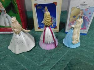 lot 287 image: 3 Hallmark Barbie ornaments