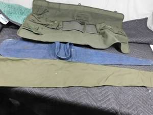 lot 290 image: Military pack and 2 gun cases