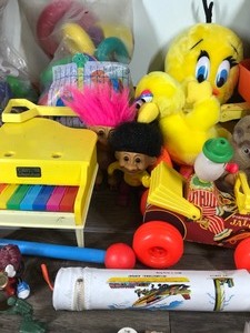lot 383 image: Lot of vintage toys and more