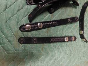 lot 329 image: New leather wrist bands