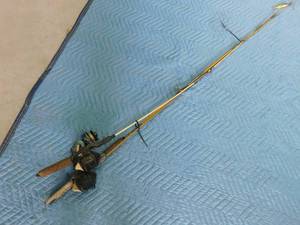 lot 342 image: 3 fishing rods and reels