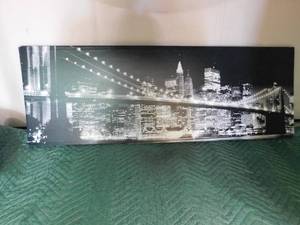 lot 369 image: Canvas picture