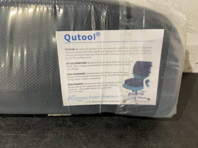 New Qutool Orthopedic Memory Foam Seat Cushion and Lumbar Support