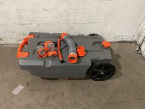 lot 11 image: Camco Rhino 28-Gallon Portable CamperRV Tote Tank