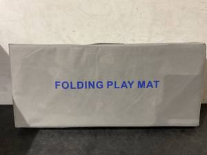 lot 105 image: Blissful Diary Extra Large Foldable Reversible Foam Baby Play Mat with Travel Bag
