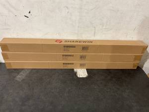 lot 107 image: LOT OF 3 Sharewin Heavy Duty Office Chair Mat for Hard Wood Floors