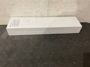 lot 137 image: BAMEOS Pair of 24 x 6 Inch Floating Shelves