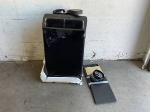lot 44 image: Midea Duo 14,000 BTU Black High Efficiency Inverter Ultra Quiet Portable Air Conditioner with Heat