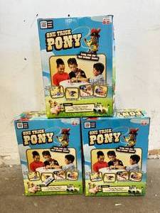 lot 82 image: LOT OF 3 Goliath One Trick Pony Games