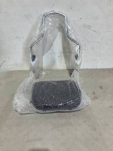 lot 151 image: PBYMT Detachable Sissy Bar Passenger Backrest Pad in Chrome and Black
