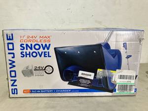 lot 167 image: Snow Joe 24V-SS10 24-Volt 10-Inch Cordless Snow Shovel with 4-AH Battery and Quick Charger