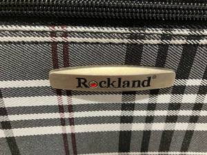 lot 189 image: Rockland Fashion 2-Piece Softside Black Plaid Expandable Upright Luggage Set
