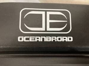 lot 198 image: OCEANBROAD 90.5 Inch Black Kayak Paddle