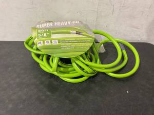 lot 216 image: GUKOK Heavy Duty Lightweight Garden Hose with 34 Solid Male Female Fittings