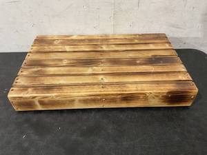 lot 234 image: URFORESTIC Natural Solid Wood IndoorOutdoor 3 12 High Riser Step