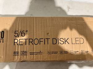 lot 267 image: Sunco 24 Pack 56 LED Flush Mount Recessed Ceiling Disk Light Fixture