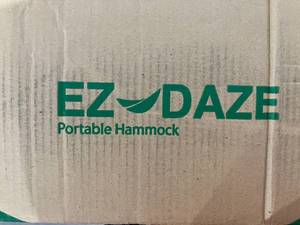 lot 279 image: EZ Daze Red Portable Hammock with Stand