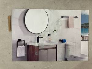 lot 282 image: 10-Pieces Matte Black Bathroom Accessories Set