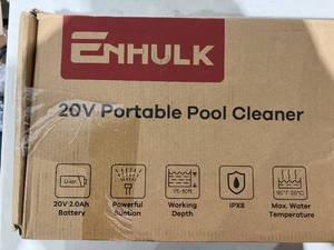 lot 285 image: Enhulk Pool Vacuum with Telescopic Pole for Above Ground Pool