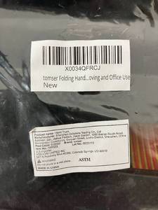 lot 295 image: tomser Folding Heavy Duty 4 Wheel-rotate Hand Truck