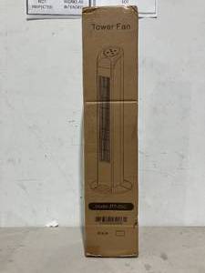 lot 298 image: Uthfy 30 Inch Black Electric Oscillating Tower Fan with Remote