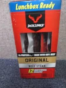 12- 1oz pks jack Links Beek Steak S...