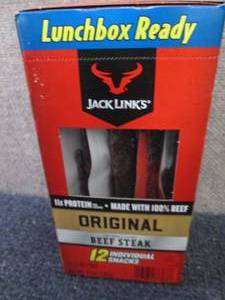 12- 1oz pks jack Links Beek Steak S...