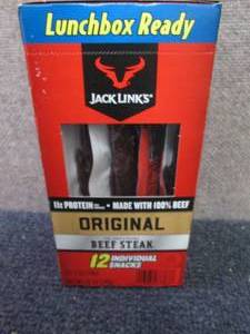 12- 1oz pks jack Links Beek Steak S...