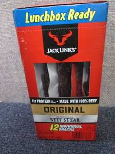 12- 1oz pks jack Links Beek Steak S...