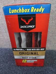 12- 1oz pks jack Links Beek Steak S...