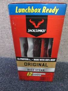 12- 1oz pks jack Links Beek Steak S...
