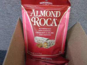 8- 4.5 oz pks Roca Buttercrunch Tof...