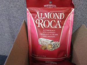 8- 4.5 oz pks Roca Buttercrunch Tof...