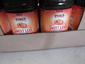 8- 64 oz Bottles Peach Sweet Leaf T...