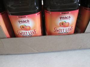 8- 64 oz Bottles Peach Sweet Leaf T...