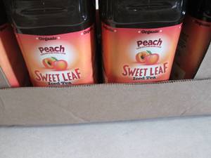 8- 64 oz Bottles Peach Sweet Leaf T...