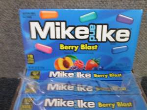 12- 5 oz Boxes Mike & Ike Berry Bla...