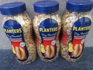 3- 16 oz Jars Planters Salted Peanu...