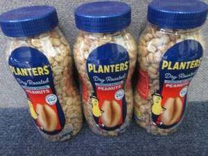 3- 16 oz Jars Planters Salted Peanu...