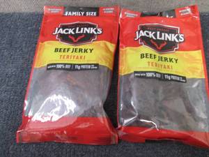 2- 10 oz pks Jack Links Teriyaki Be...