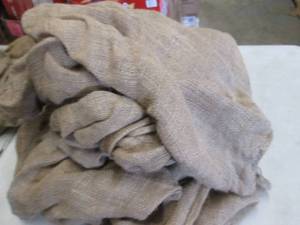 9 Burlap Bags...