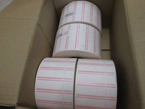 4 Rolls Labels...