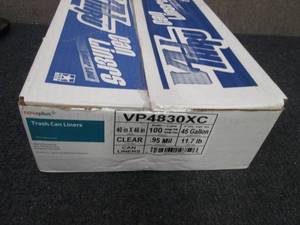 100 ct Case of Clear 45 Gallon 40x4...