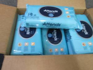 12- 48 pks Attends Washcloths...