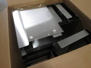 Box of Metal OmniMed Holders...