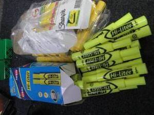 3 open pks Yellow HighLighters...