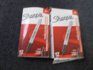 2 open 12 pks Fine Sharpies...