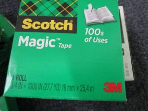 11 Rolls Scotch Magic Tape...