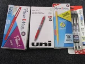 Assorted Pens & Pencils...