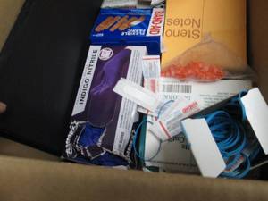 Box of Assorted Office Supplies...